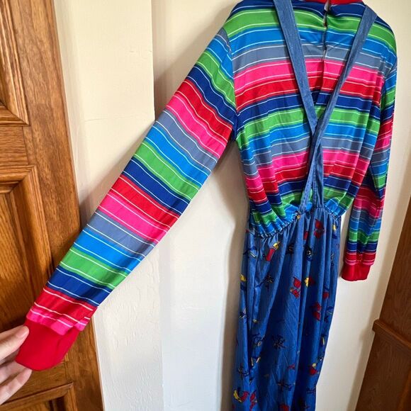 CHUCKY Costume Size Teen One Piece Spirit Halloween Child’s Play Horror Movie - Picture 8 of 9